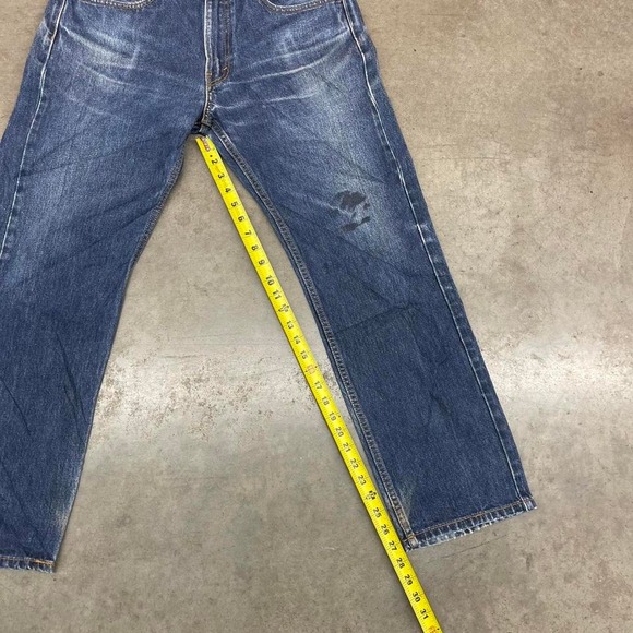 Levi's 505 tattered jeans Size‎ 34X29 - Picture 7 of 8
